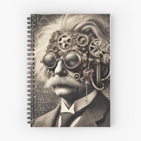 Item preview, Albert Einstein Steampunk  designed and sold by sevenmountains.