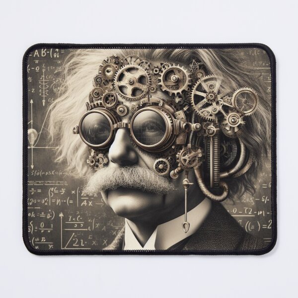 Item preview, Albert Einstein Steampunk  designed and sold by sevenmountains.