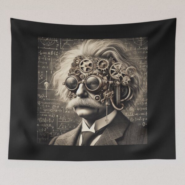 Item preview, Albert Einstein Steampunk  designed and sold by sevenmountains.