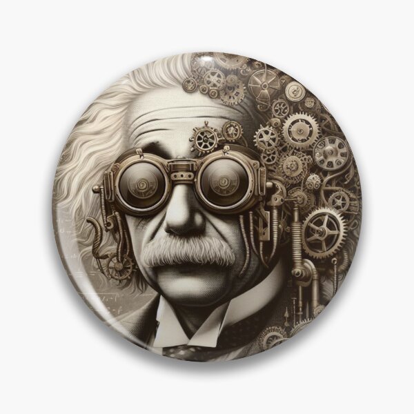 Item preview,  Albert Einstein Steampunk  designed and sold by sevenmountains.
