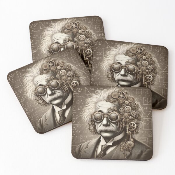 Item preview,  Albert Einstein Steampunk  designed and sold by sevenmountains.