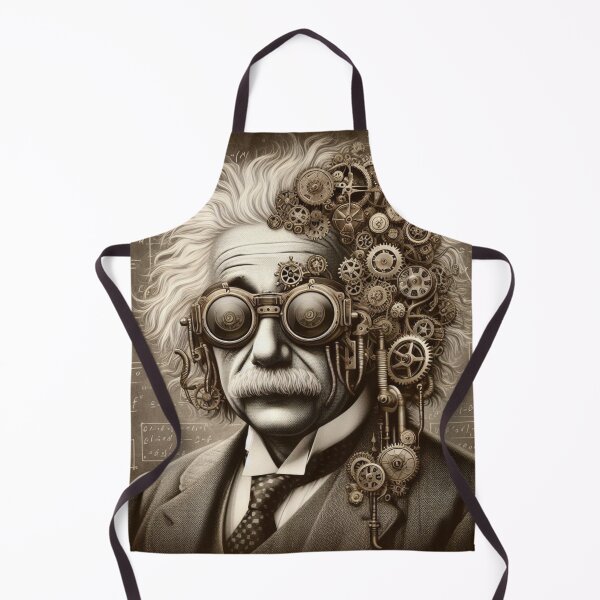 Item preview, Albert Einstein Steampunk designed and sold by sevenmountains.