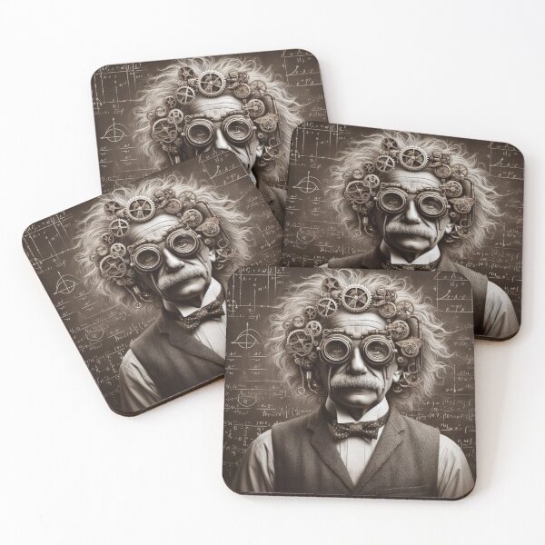 Item preview, Albert Einstein Steampunk  designed and sold by sevenmountains.