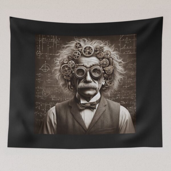 Item preview, Albert Einstein Steampunk  designed and sold by sevenmountains.
