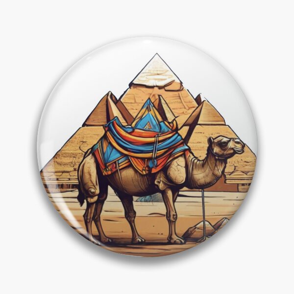 Item preview, camel in front of the pyramid designed and sold by Karaz's Animal Kingdom.