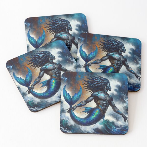 Item preview, Merman of the African Coast - 1 designed and sold by nyathiwa.