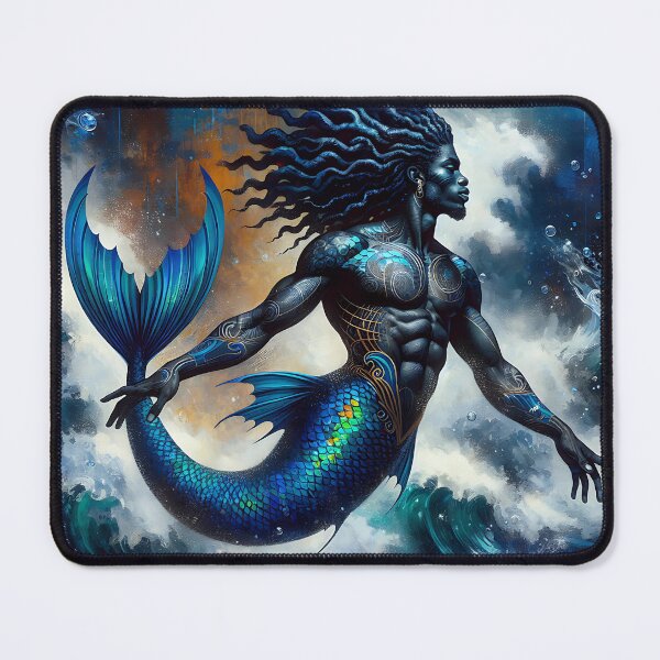 Item preview, Merman of the African Coast - 1 designed and sold by nyathiwa.