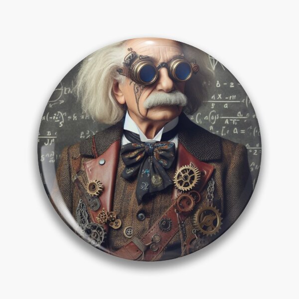 Item preview, Albert Einstein Steampunk  designed and sold by sevenmountains.
