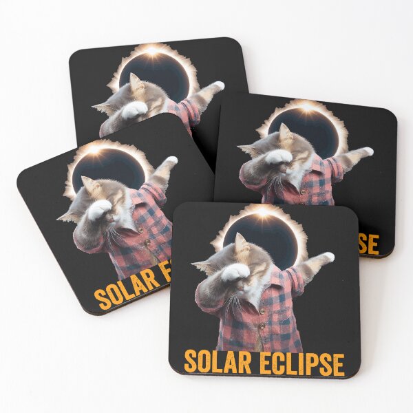 Item preview, View Totality April Astronomy Cat Lover Solar Eclipse designed and sold by BOUCHERIT amine.