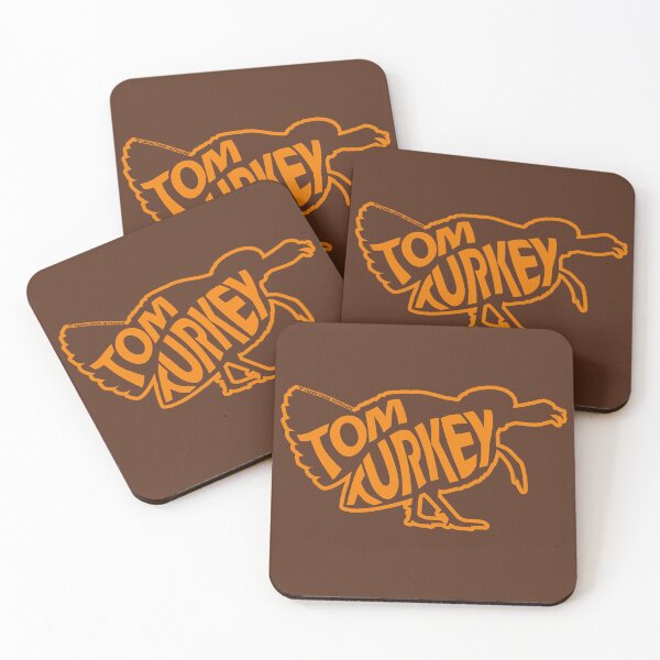 Item preview, Tom Turkey Silhouette with Text, Orange Outline designed and sold by CraneCreek.