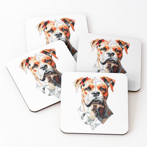 Artikelvorschau, Boxerhund (minimalistisches Design) entworfen und verkauft von brindled.