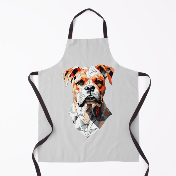 Aperçu de l'œuvre Chien Boxer (design minimaliste) créée et vendue par brindled.