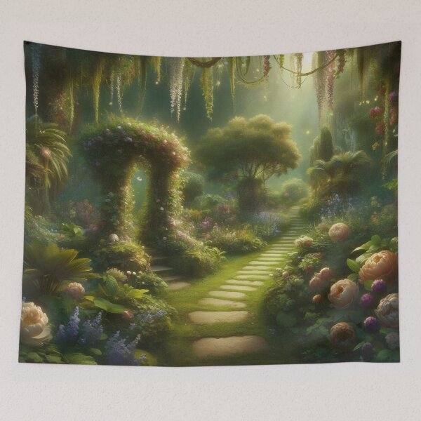 Item preview, Fantasy garden - Secret garden - Garden landscape - Dreamy Landscape - Garden designed and sold by stylishdzign.