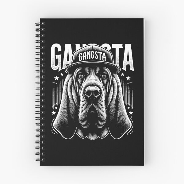 Item preview, Bloodhound Gangsta Gangster Dog Gift designed and sold by Pineapple-Tree.