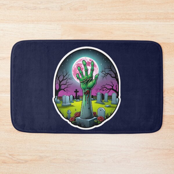 Item preview, Zombie Hand Cemetery With A Full Moon designed and sold by TheArtOfPat.
