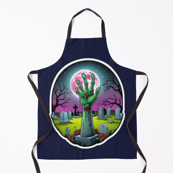 Item preview, Zombie Hand Cemetery With A Full Moon designed and sold by TheArtOfPat.