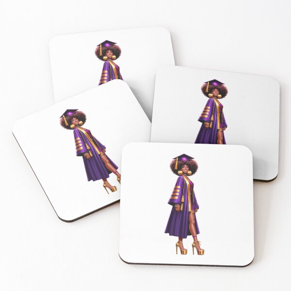 Item preview, Graduation Highschool Afro Girl, Graduating Girl, Highschool Graduate, College Senior, Black Girl Graduating. designed and sold by gabrielakrall.