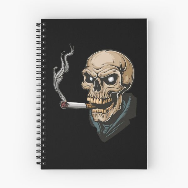 Item preview, Smoking Skeleton, Skull with Cigarette Fag smoking kills designed and sold by Cr320.