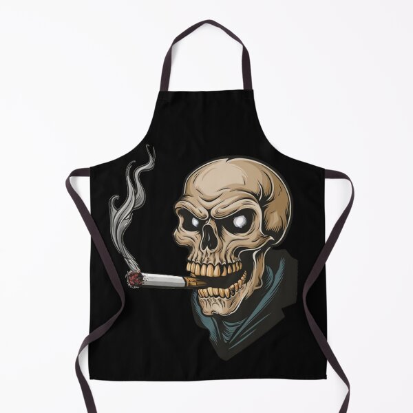 Item preview, Smoking Skeleton, Skull with Cigarette Fag smoking kills designed and sold by Cr320.