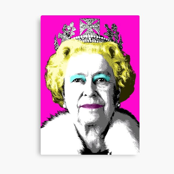 Queen Monroe - Pink Canvas Print