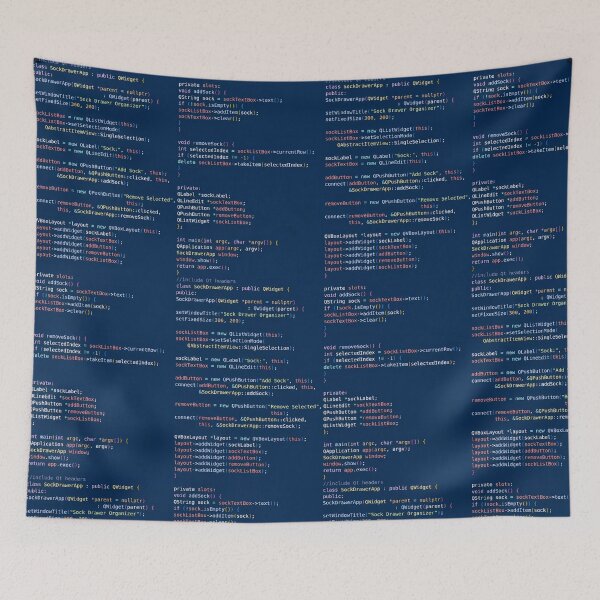 Item preview, C++ Program Code Blue designed and sold by CodingSocks.