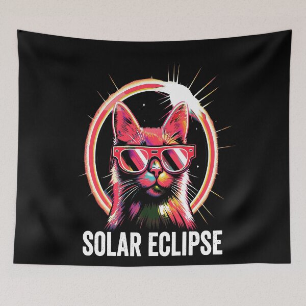 Item preview, View Totality April Astronomy Cat Lover Solar Eclipse designed and sold by BOUCHERIT amine.