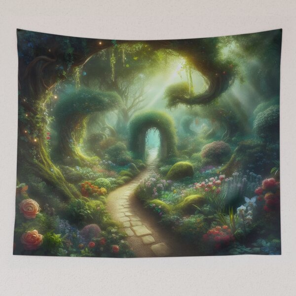 Item preview, Fantasy garden - Secret garden - Garden landscape - Dreamy Landscape - Garden designed and sold by stylishdzign.