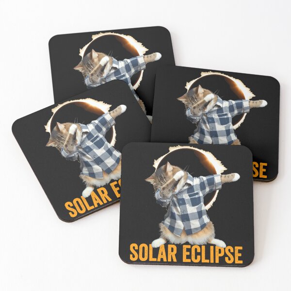 Item preview, View Totality April Astronomy Cat Lover Solar Eclipse designed and sold by BOUCHERIT amine.
