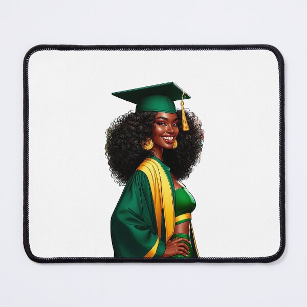 Item preview, Graduation Highschool Afro Girl, Graduating Girl, Highschool Graduate, College Senior, Black Girl Graduating. designed and sold by gabrielakrall.
