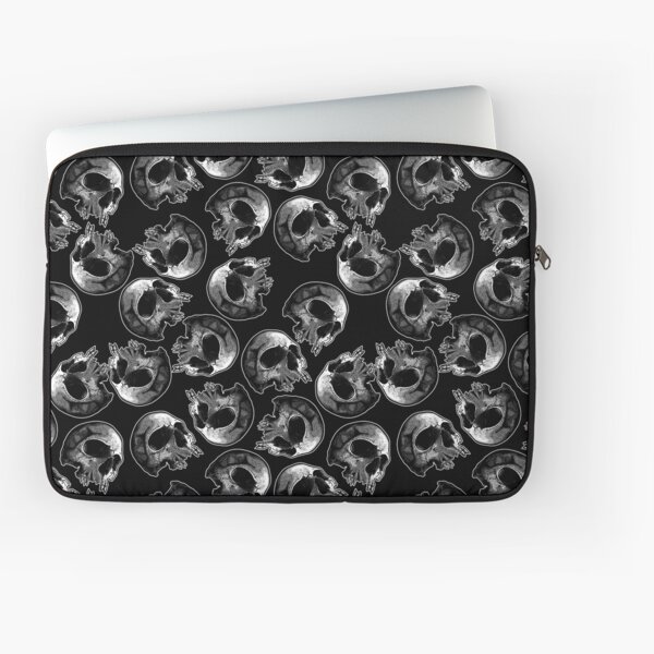 Vampire Skull - (Mysterious Black) Laptop Sleeve