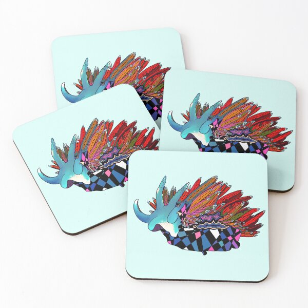 Item preview, Electric Red-gilled Sea Slug designed and sold by ArtbyDLP.