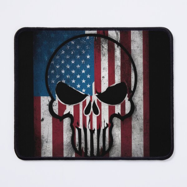Item preview, Scary Skull American Flag USA Patriotic, Symbol of America designed and sold by Cr320.