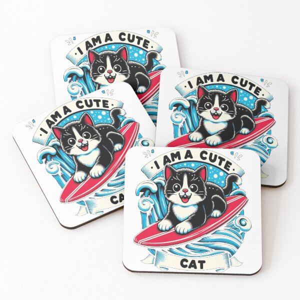 Item preview, Cute Japanese cat surfing in wave the Great Classic T-Shirt designed and sold by Ulykit.