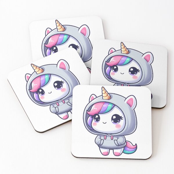 Artikelvorschau, kawaii unicorn entworfen und verkauft von ebialonestar.