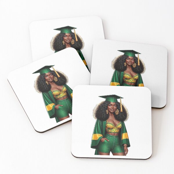 Item preview, Graduation Highschool Black Girl, Graduating Girl, Highschool Graduate, College Senior, Black Girl Graduating. designed and sold by gabrielakrall.