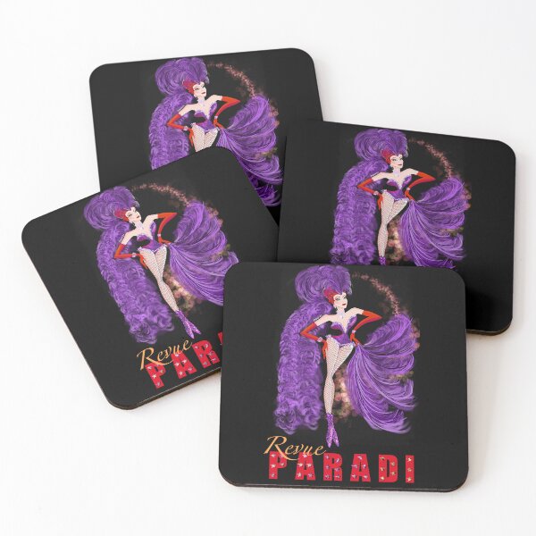 Item preview, Revue Paradi Burlesque Dancer Purple Feathers designed and sold by PG Illustration.