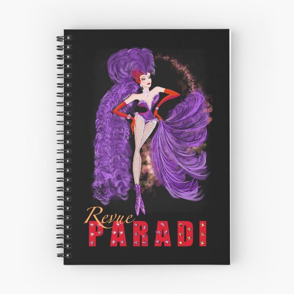 Item preview, Revue Paradi Burlesque Dancer Purple Feathers designed and sold by PG Illustration.