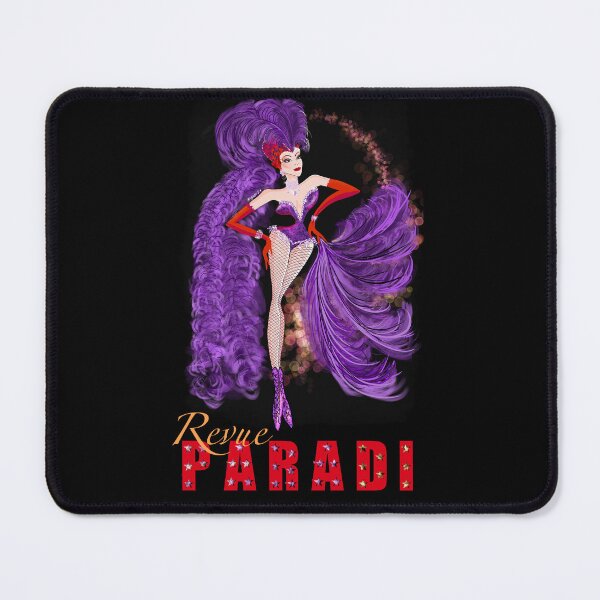Item preview, Revue Paradi Burlesque Dancer Purple Feathers designed and sold by PG Illustration.