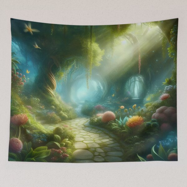 Item preview, Fantasy Garden - Secret Garden - Garden Landscape - Dreamy Landscape - Garden designed and sold by stylishdzign.