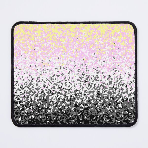 Item preview, Trippy Pixelated Funky Abstract Queerplatonic Pride Flag designed and sold by Chaos Queery.