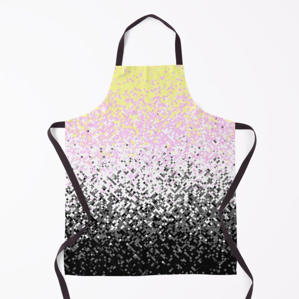 Item preview, Trippy Pixelated Funky Abstract Queerplatonic Pride Flag designed and sold by Chaos Queery.