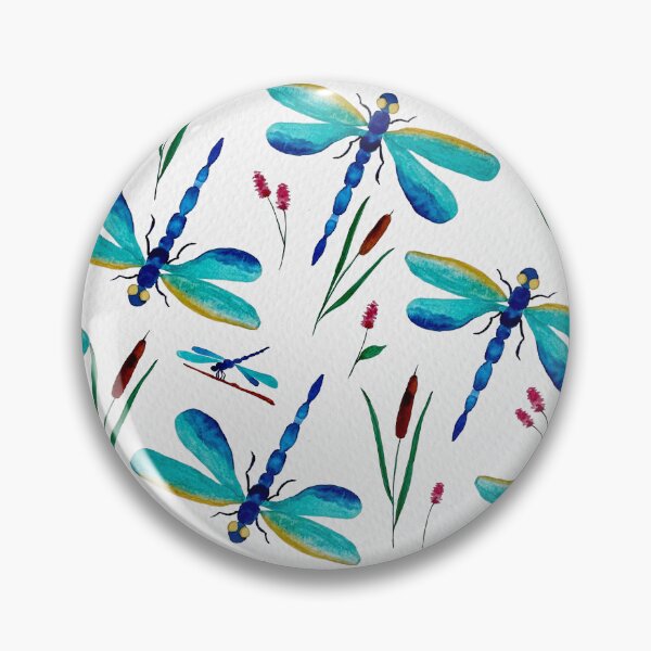 Item preview, Watercolor Dragonfly pattern designed and sold by danibelldesigns.