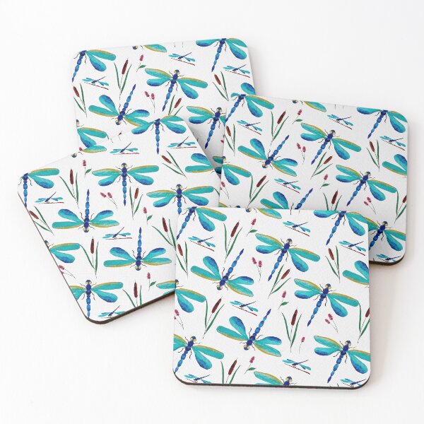Item preview, Watercolor Dragonfly pattern designed and sold by danibelldesigns.