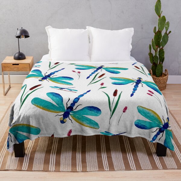 Item preview, Watercolor Dragonfly pattern designed and sold by danibelldesigns.