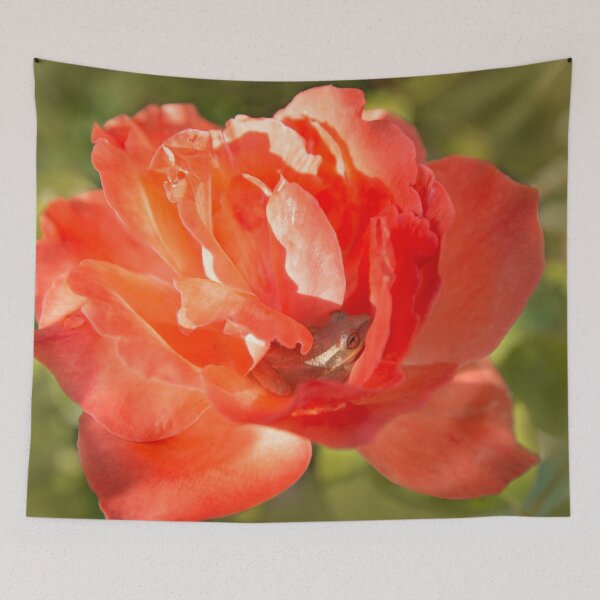 Item preview, Frog in the red rose designed and sold by Zina Stromberg.