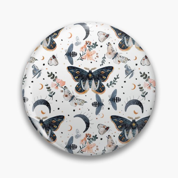 Item preview, Whimsical Butterflies and Moons designed and sold by JenArtish.