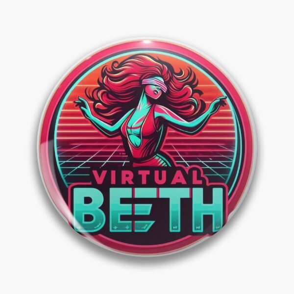 Item preview, Beth virtual (neón) designed and sold by Cyphertribe.