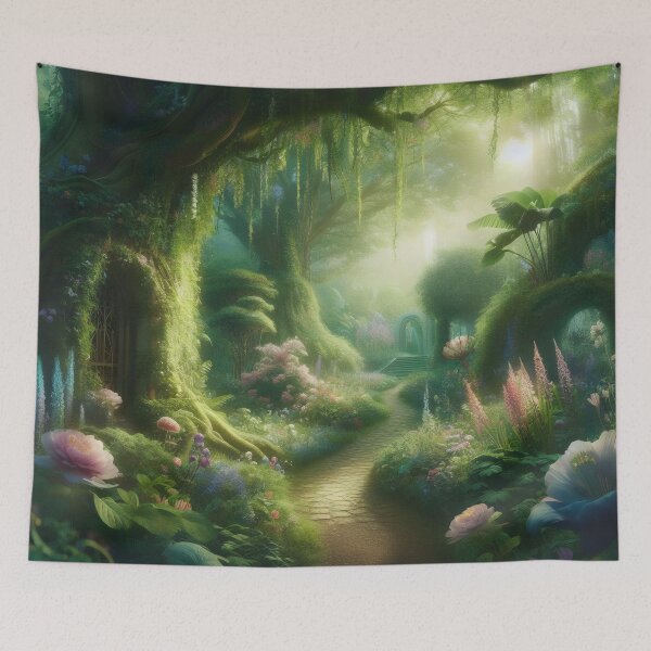 Item preview, Fantasy Garden - Secret Garden - Garden Landscape - Dreamy Landscape - Garden designed and sold by stylishdzign.
