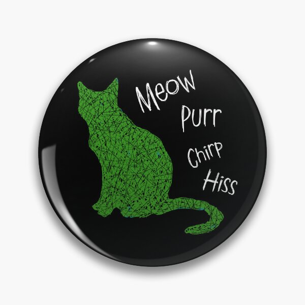 Item preview, Cat noises meow purr hiss chirp  designed and sold by alczar.