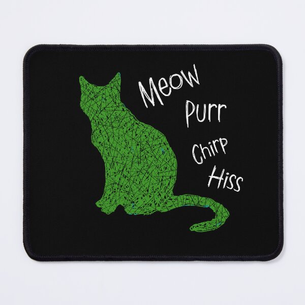 Item preview, Cat noises meow purr hiss chirp designed and sold by alczar.